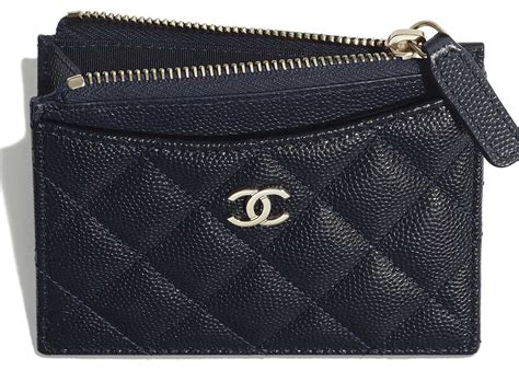 chanel grained calfskin card holder|Classic card holder .